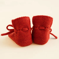Hvid Baby Slippers 100% Merino wool