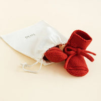 Hvid Baby Slippers 100% Merino wool