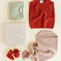 Hvid Baby Slippers 100% Merino wool
