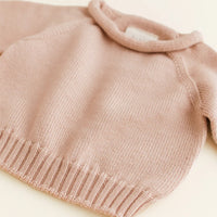 Hvid Sweater Georgette 100% Merino wool