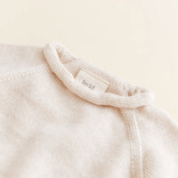 Hvid Sweater Georgette 100% Merino wool