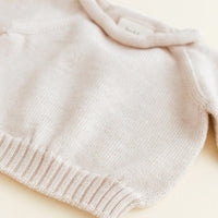 Hvid Sweater Georgette 100% Merino wool