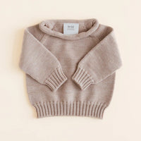 Hvid Sweater Georgette 100% Merino wool