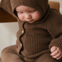 Hvid Vest Inga 100% Merino Wool