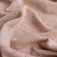 Hvid Wollen Deken Bibi 70 x 95 cm - Apricot