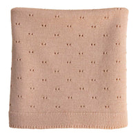 Hvid Wollen Deken Bibi 70 x 95 cm - Apricot