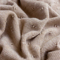 Hvid Wollen Deken Bibi 70 x 95 cm - Sand Hvid