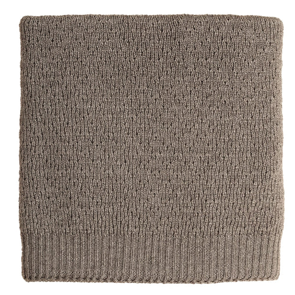 Hvid Wollen Deken Dora 70 x 95 cm- Otter Hvid