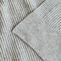 Hvid Wollen Deken Gaston - Soft Grey
