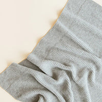 Hvid Wollen Deken Gaston - Soft Grey
