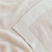 Hvid Wollen Deken Gust 70 x 95 cm - Cream Hvid