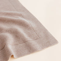 Hvid Wollen Deken Gust 70 x 95 cm - Sand Hvid