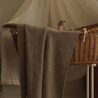 Hvid Wollen Deken Ivy 70 x 95 cm - Pebble