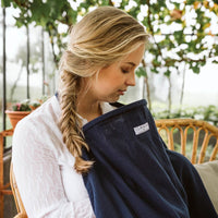 Ilmaha Voedingsdoek Uni - Marine Blauw