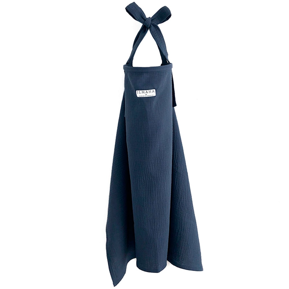 Ilmaha Voedingsdoek Uni - Marine Blauw