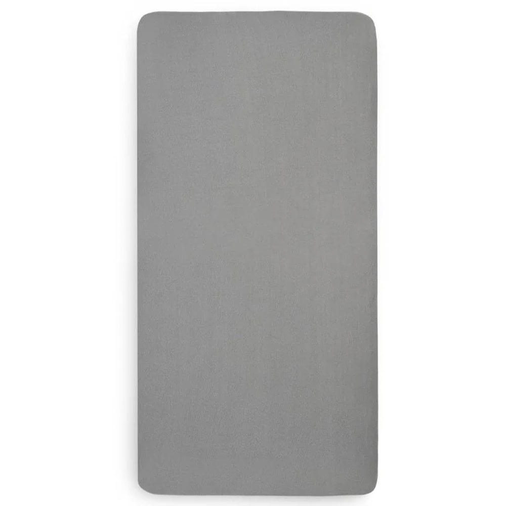 Jollein Fitted Sheet Cot Jersey 60x120cm Storm Grey 2 Pieces