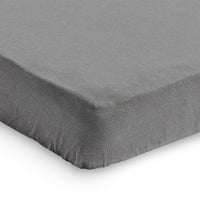 Jollein Fitted Sheet Cot Jersey 60x120cm Storm Grey 2 Pieces