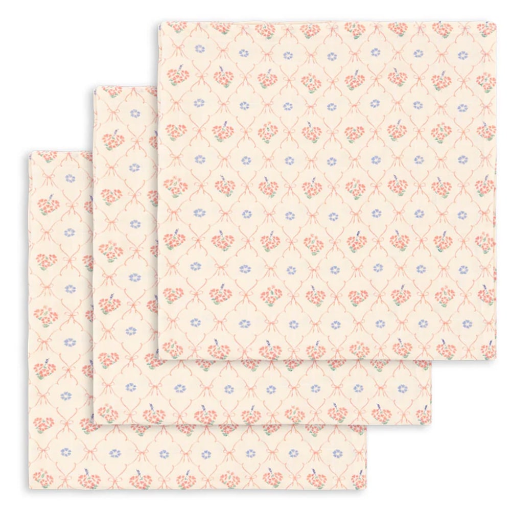 Konges Slojd Hydrofiele Doeken 3-Pack / Fleur Decor Konges Slojd