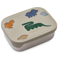 Liewood Lunchbox Arthur - Dinosaurs / Mist Liewood