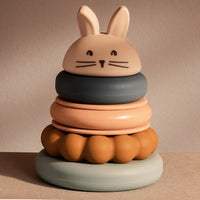 Liewood Donata Silicone Stacking Tower - Sandy/Multi Mix