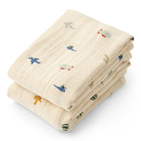 Liewood Lewis Hydrophilic Cloths 65x65cm 2 Pack