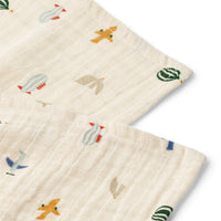 Liewood Lewis Hydrophilic Cloths 65x65cm 2 Pack