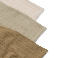 Liewood Hydrofiele Doeken Lewis 3 Stuks - Sandy Mix Liewood