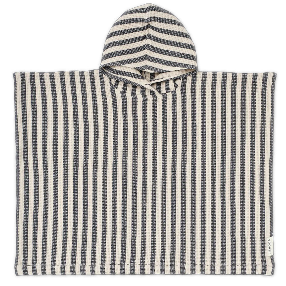 Liewood Badponcho Paco 1/2 jaar - Classic Navy/Sandy Liewood