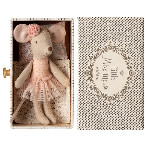 Maileg Dance Mouse in Daybed Little Sister - 11cm