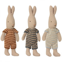 Maileg Mini Cuddly Rabbit Gray in Romper - 16 cm