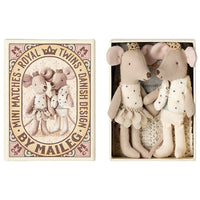 Maileg Royal Twins Little Brother and Sister in Matchbox - 11cm
