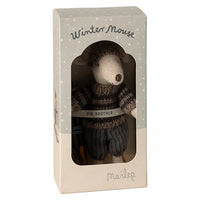 Maileg Winter Mouse With Ski 2.0 - 13cm