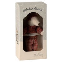 Maileg Winter Mouse With Ski 2.0 - 13cm