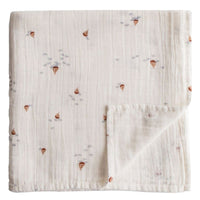 Mushie Swaddling Cloth – Organic Cotton – 120x120 cm