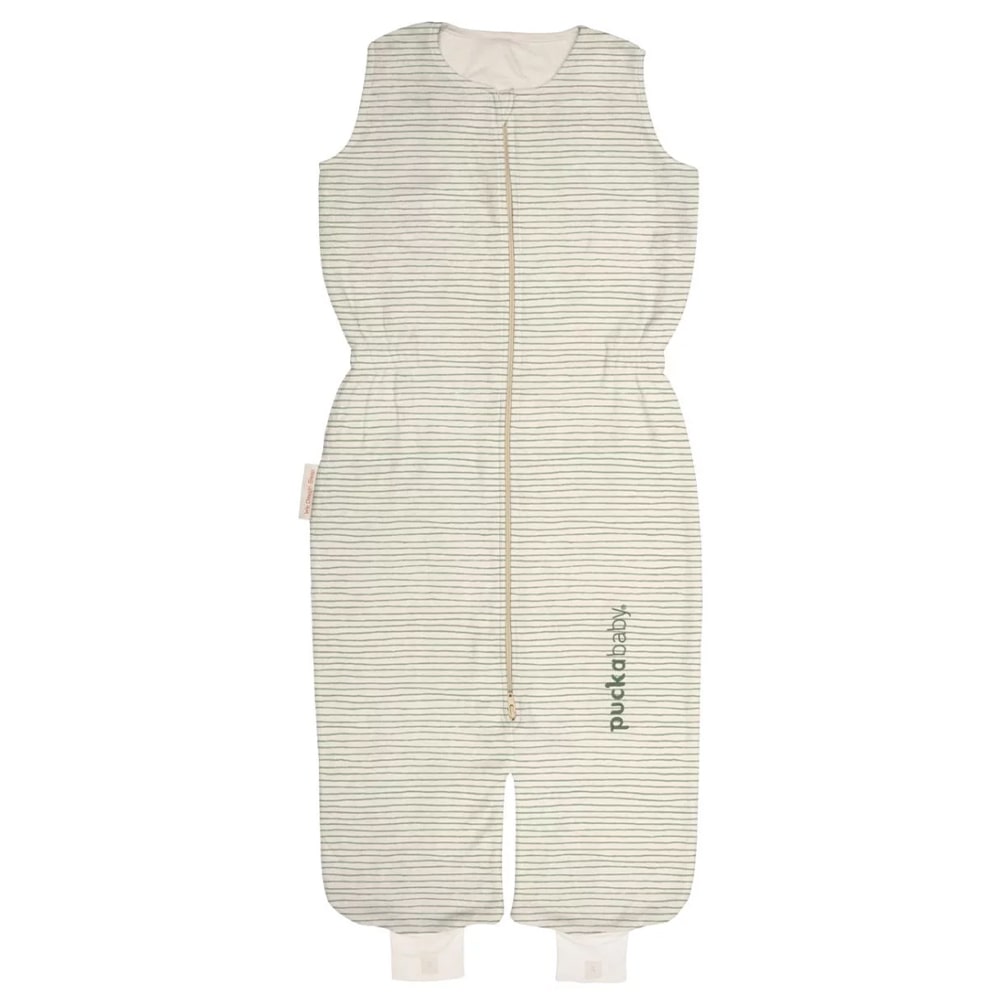 Puckababy Toddler Sleeping Bag Kidz Green Stripes