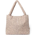 Beige Leopard Puffy