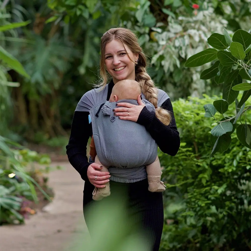 Pure Baby Love Draagzak Wrap en Go Baby - Navy