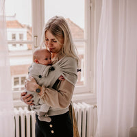 Pure Baby Love Draagzak Wrap en Go Baby - Linnen Dandelion