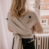 Pure Baby Love Draagzak Wrap en Go Baby - Linnen Dandelion