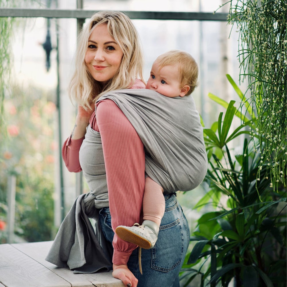 Pure Baby Love Geweven Draagdoek Originals Maat 6 - Dark Grey