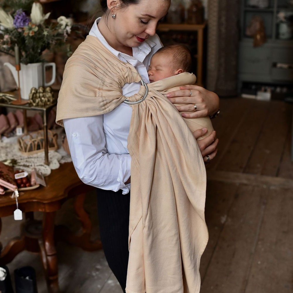 Pure Baby Love Ringsling Organic - Ocher Yellow