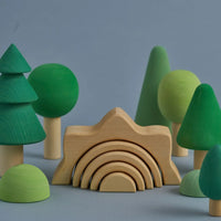 Raduga Grez Houten Bomen Set Raduga Grez