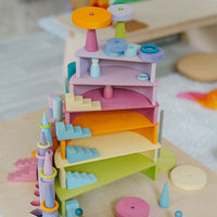 Childcare Toy Package - Grimms Pastel Building Set