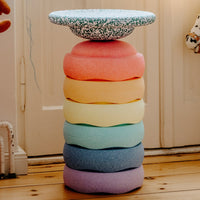 Stapelstein® Special Set Rainbow - 6 Pieces + 1 Balance Board Super Confetti