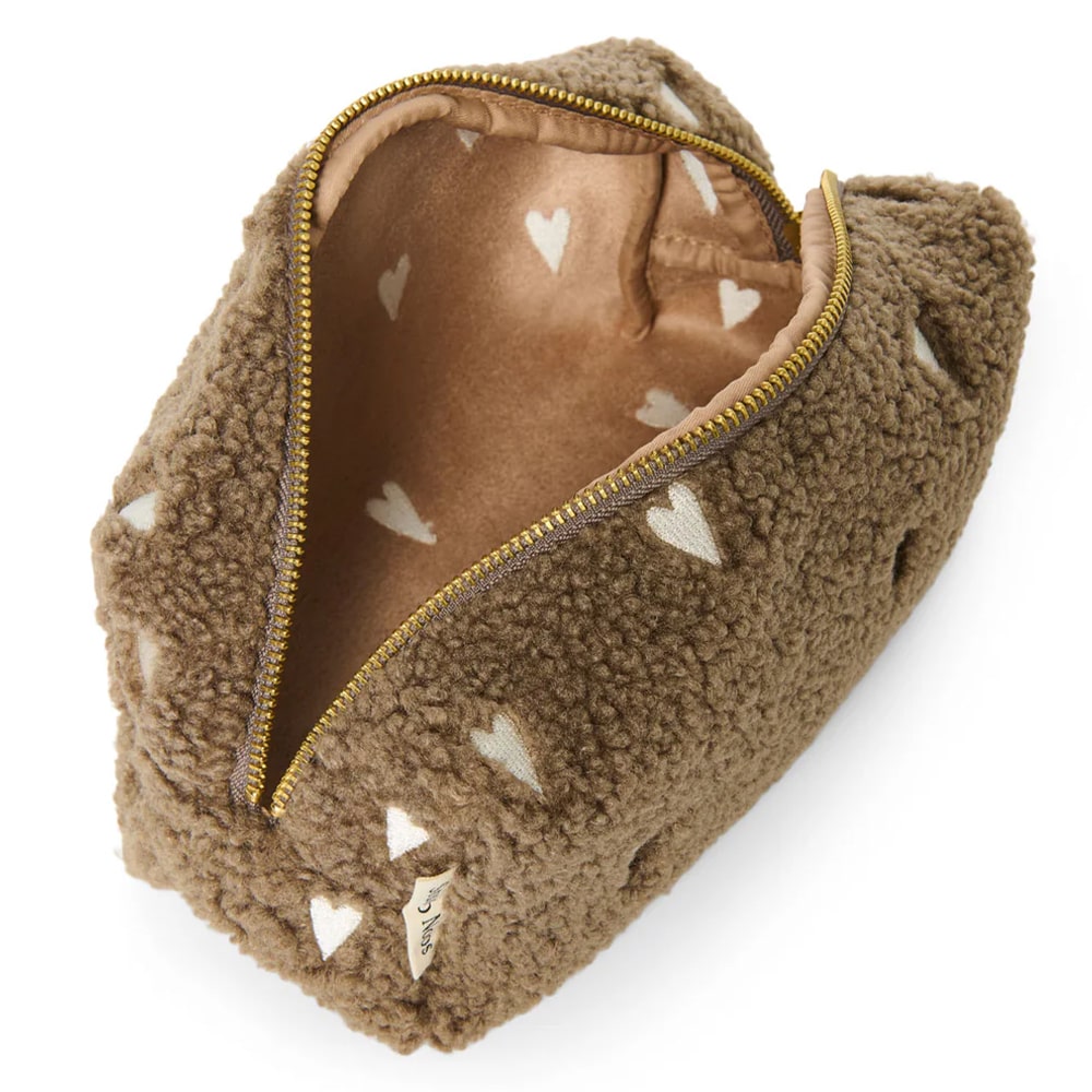 Studio Noos Etui - Brown Hearts Teddy Studio Noos