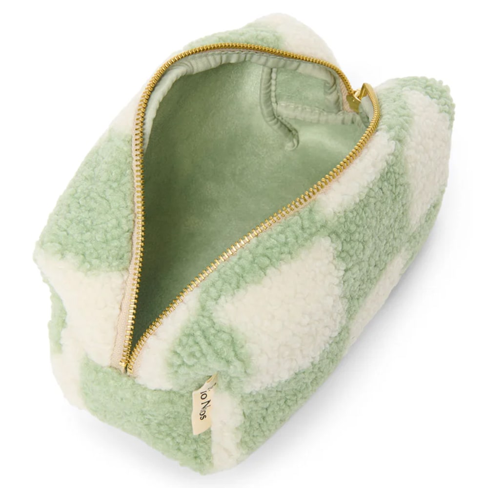 Studio Noos & BINIBAMBA Etui - Checked Pistachio Teddy Studio Noos