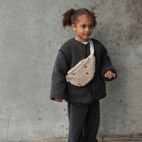 Studio Noos Mini Fanny Pack - Ecru Hearts Teddy Studio Noos
