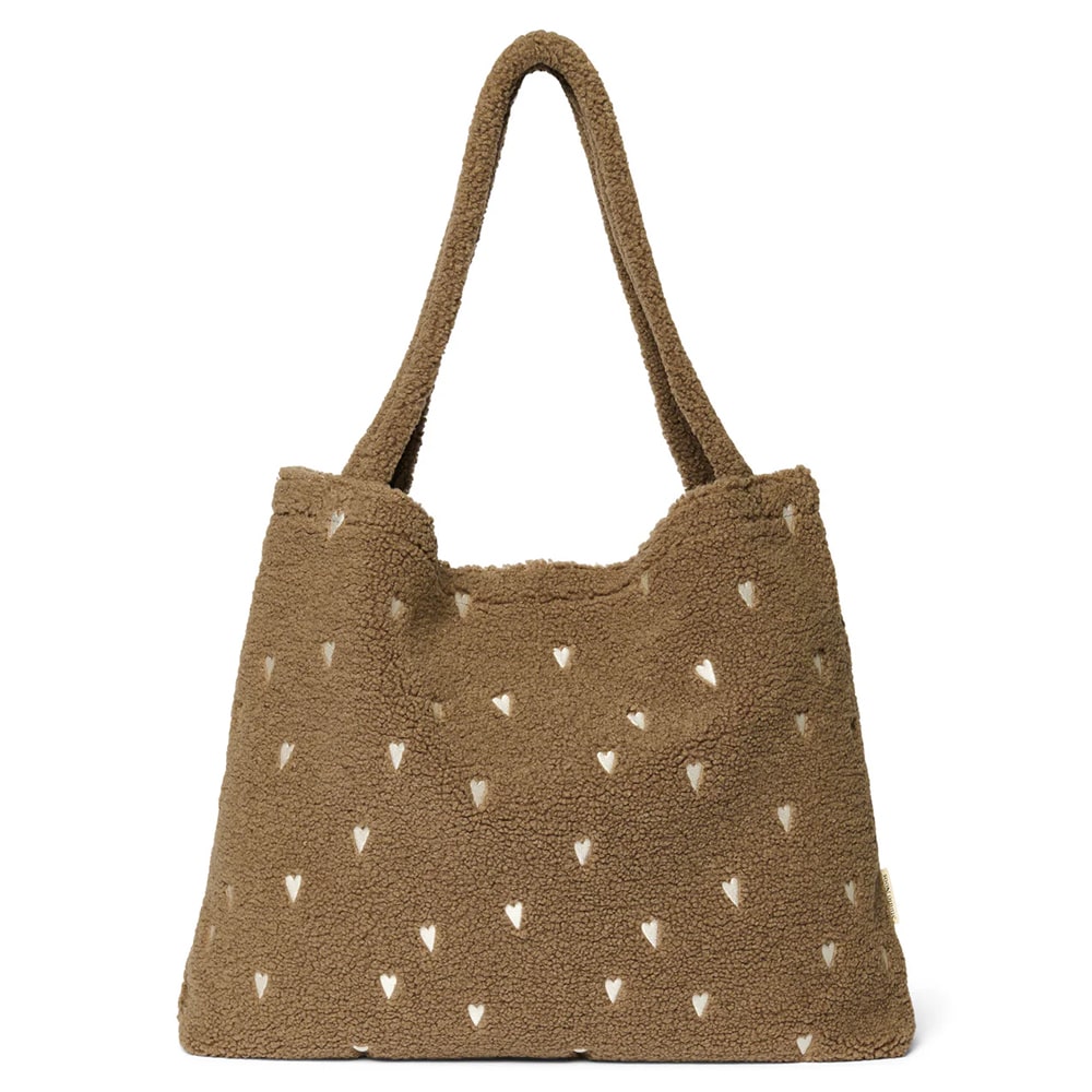 Studio Noos Mom - Bag - Brown Hearts Teddy Studio Noos