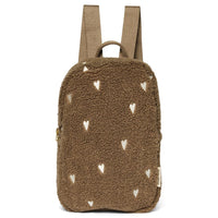 Studio Noos Rugtasje - Brown Hearts Teddy Studio Noos