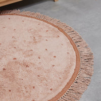 Tapis Petit Vloerkleed Juul Dots Pink 130x130cm Tapis Petit
